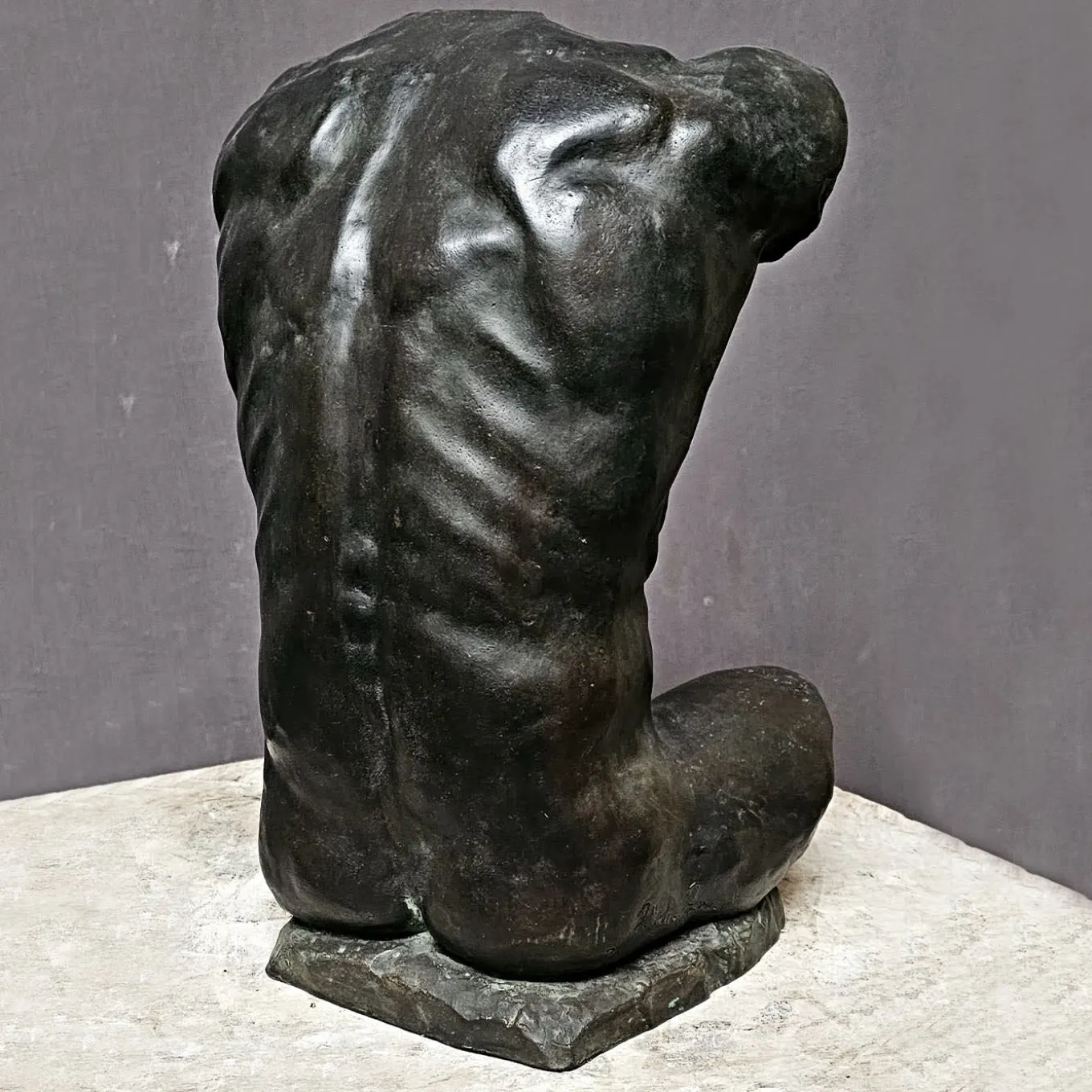Alan Torso Bronze Sculpture