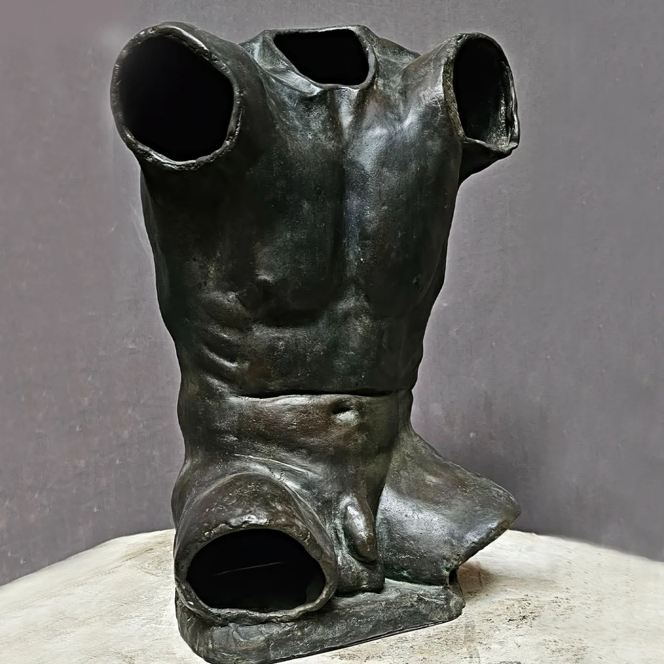 Alan Torso Bronze Sculpture