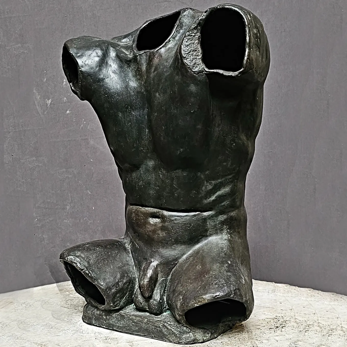 Alan Torso Bronze Sculpture