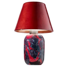 Alchimie Murano Glass Venice Red Lamp