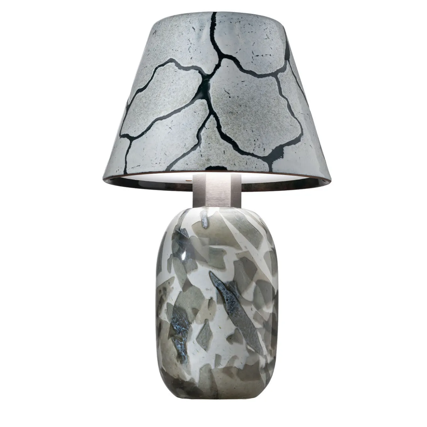 Alchimie Murano Glass White Lamp