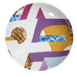 Alchimie Porcelain Soup Plate with Abstract Decor #2