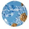 Alchimie Set of 2 Porcelain Bread Plate with Abstract Decor #2