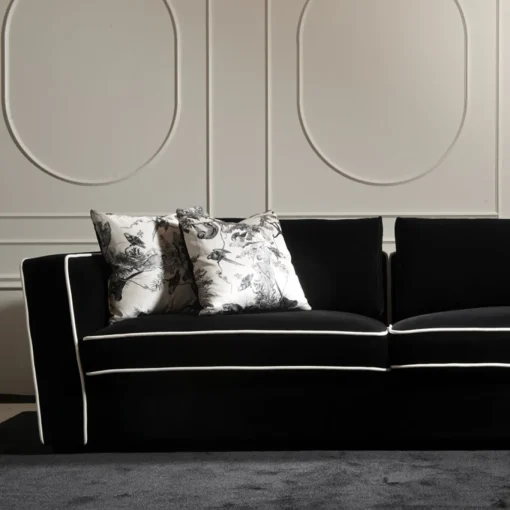 Alexander Black Sofa