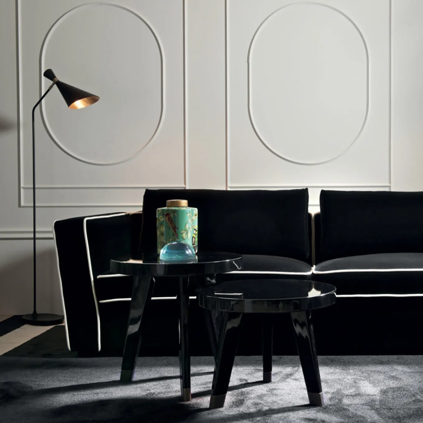 Alexander Black Sofa