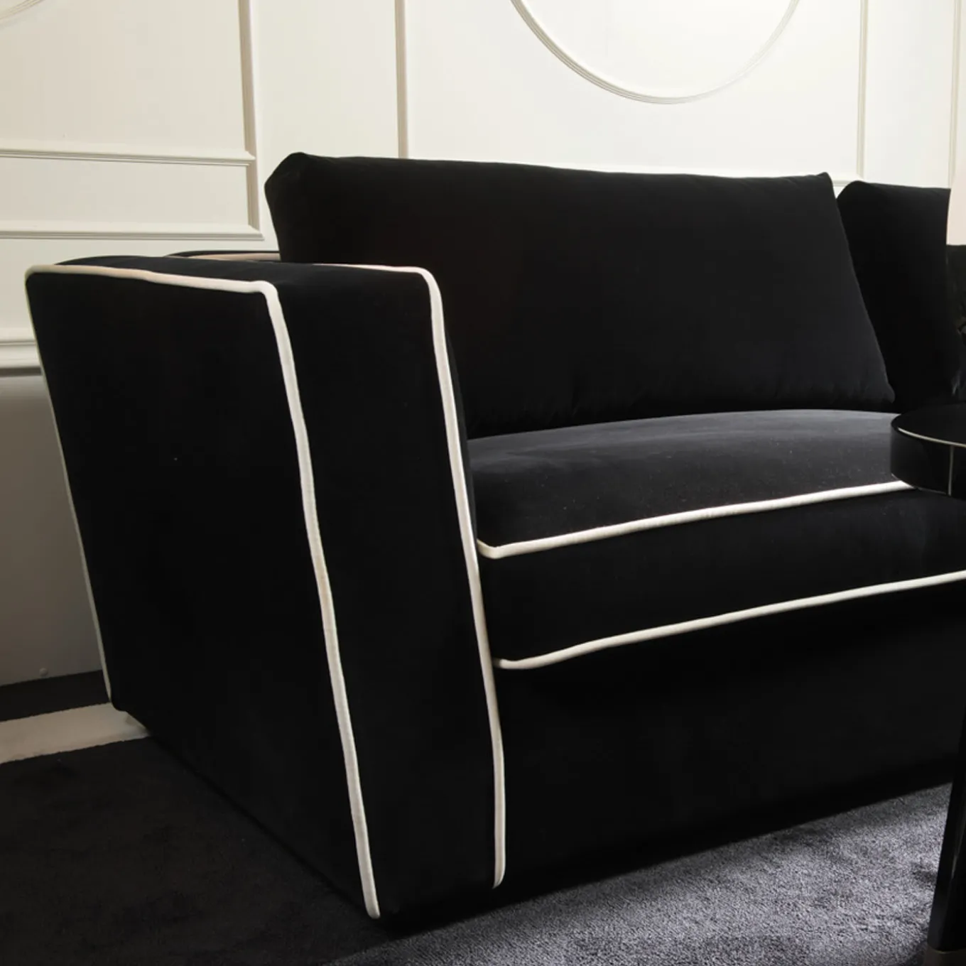 Alexander Black Sofa