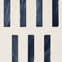 Alfabeto Set of 44 White and Blue Tiles by Margherita Rui