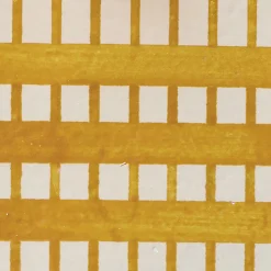 Alfabeto Set of 44 White and Yellow Tiles by Margherita Rui