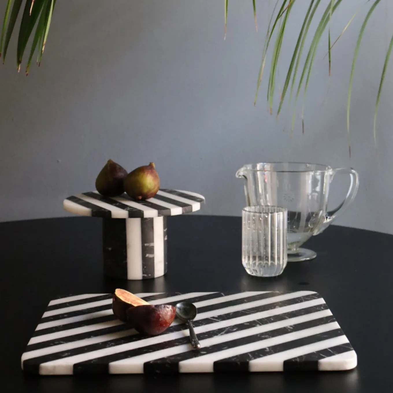 Alice Black and White Chopping Board by Bethan Gray