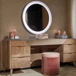 Alice Pouf with Copper Base