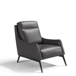 Alicudi Mocha Leather Armchair