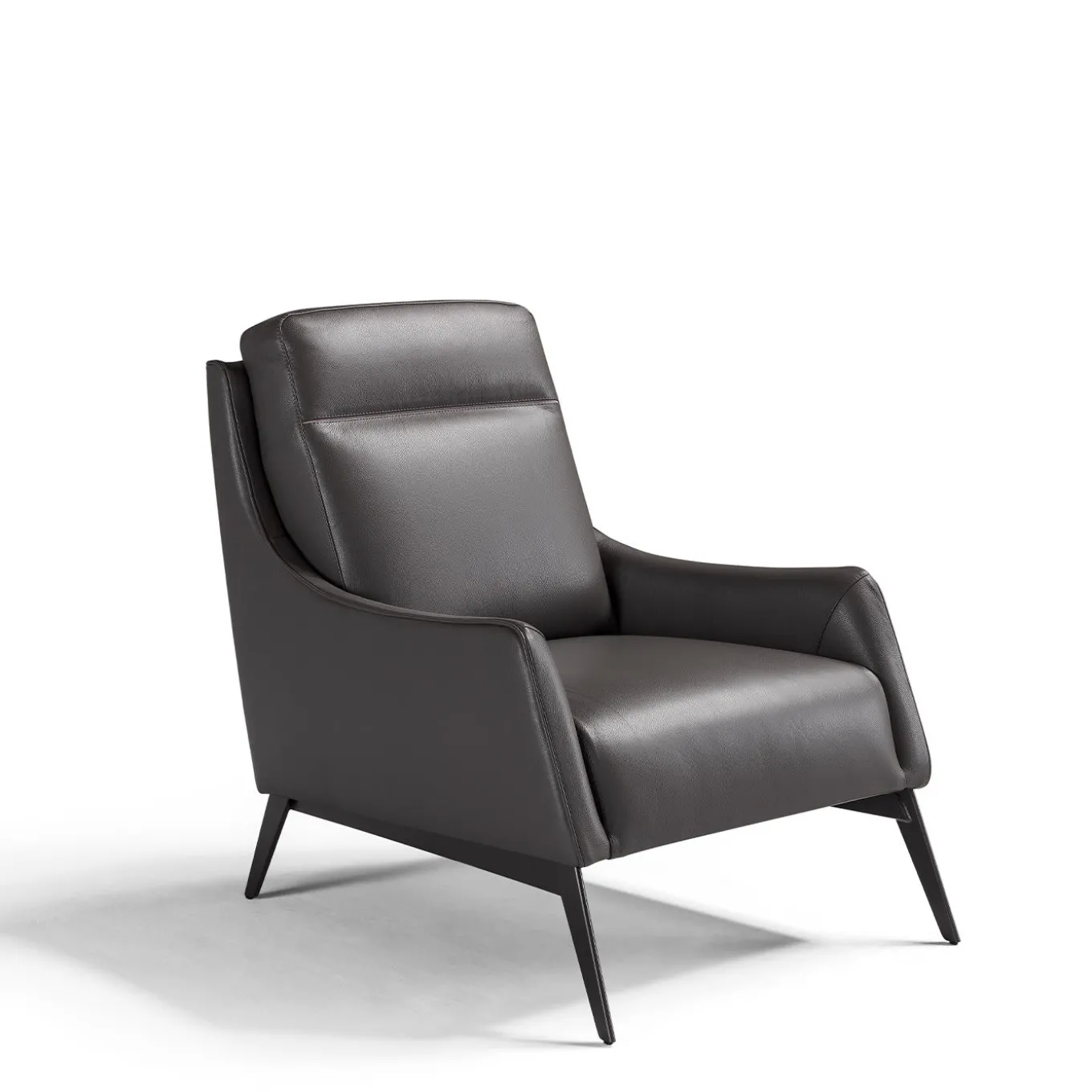 Alicudi Mocha Leather Armchair