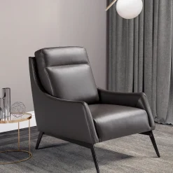 Alicudi Mocha Leather Armchair