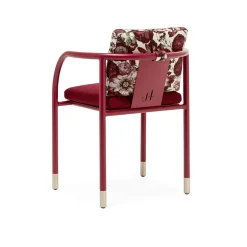 Aliya Red Outdoor Dining Chair