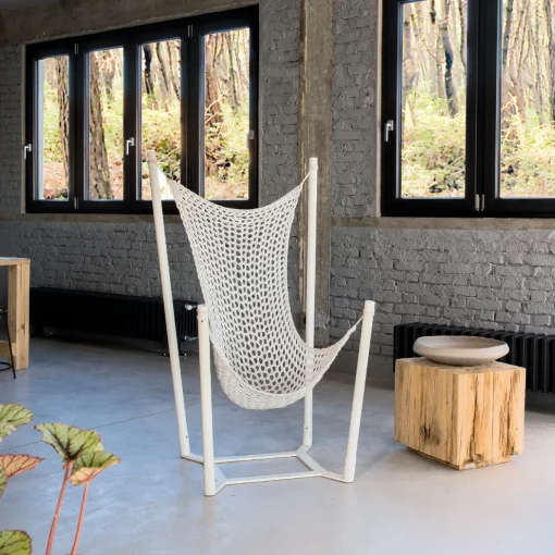 Allegra White Hammock Chair