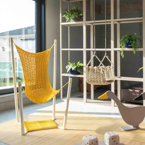 Allegra Yellow Hammock Chair