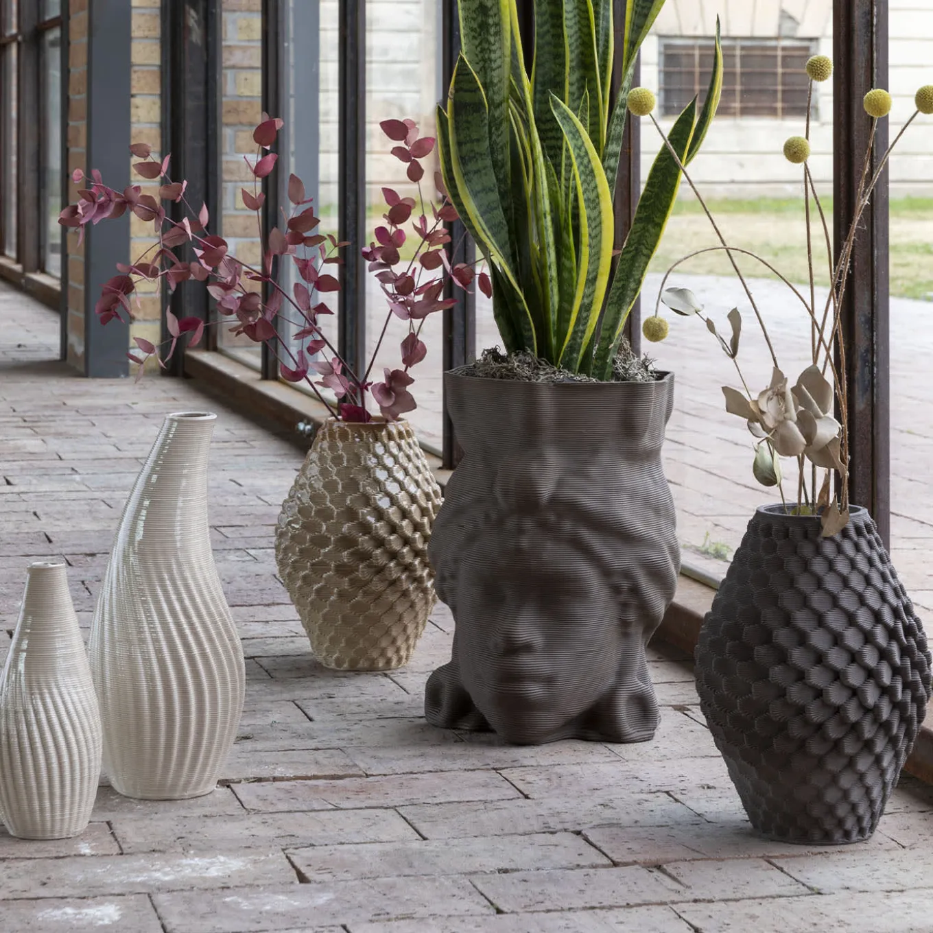 Alma Beige Vase