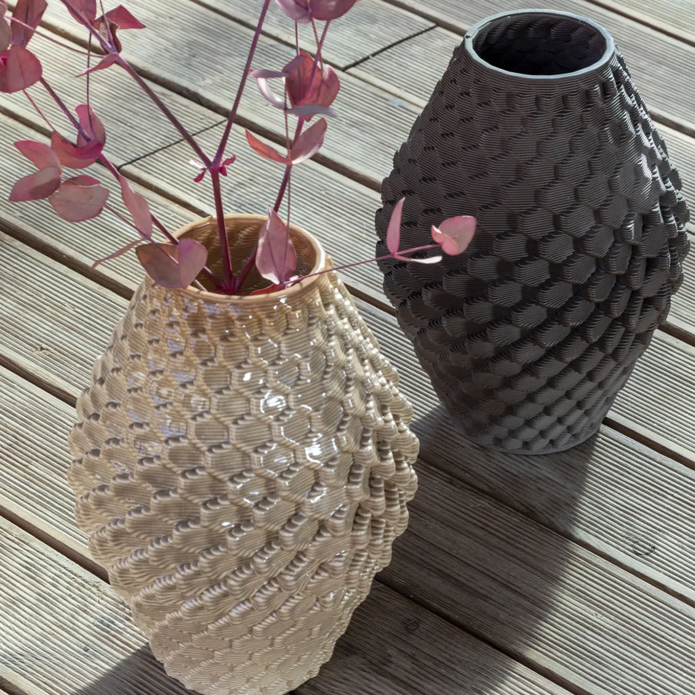 Alma Black Vase