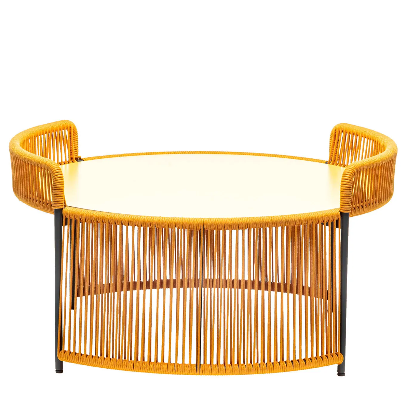 Altana Medium Round Yellow Coffee Table by Antonio De Marco