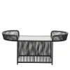 Altana Oval Anthracite Coffee Table by Antonio De Marco