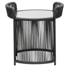 Altana Small Round Anthracite Coffee Table by Antonio De Marco