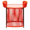 Altana Small Round Red Coffee Table by Antonio De Marco