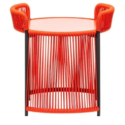 Altana Small Round Red Coffee Table by Antonio De Marco