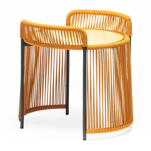 Altana Small Round Yellow Coffee Table by Antonio De Marco