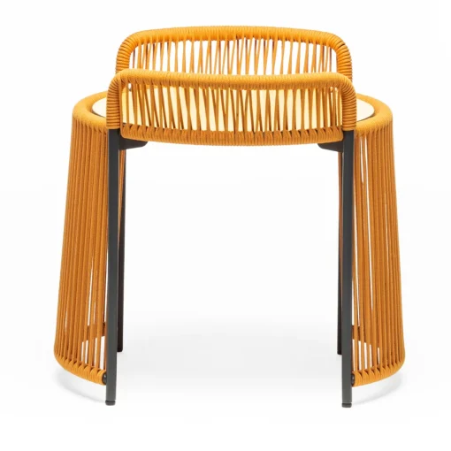 Altana Small Round Yellow Coffee Table by Antonio De Marco