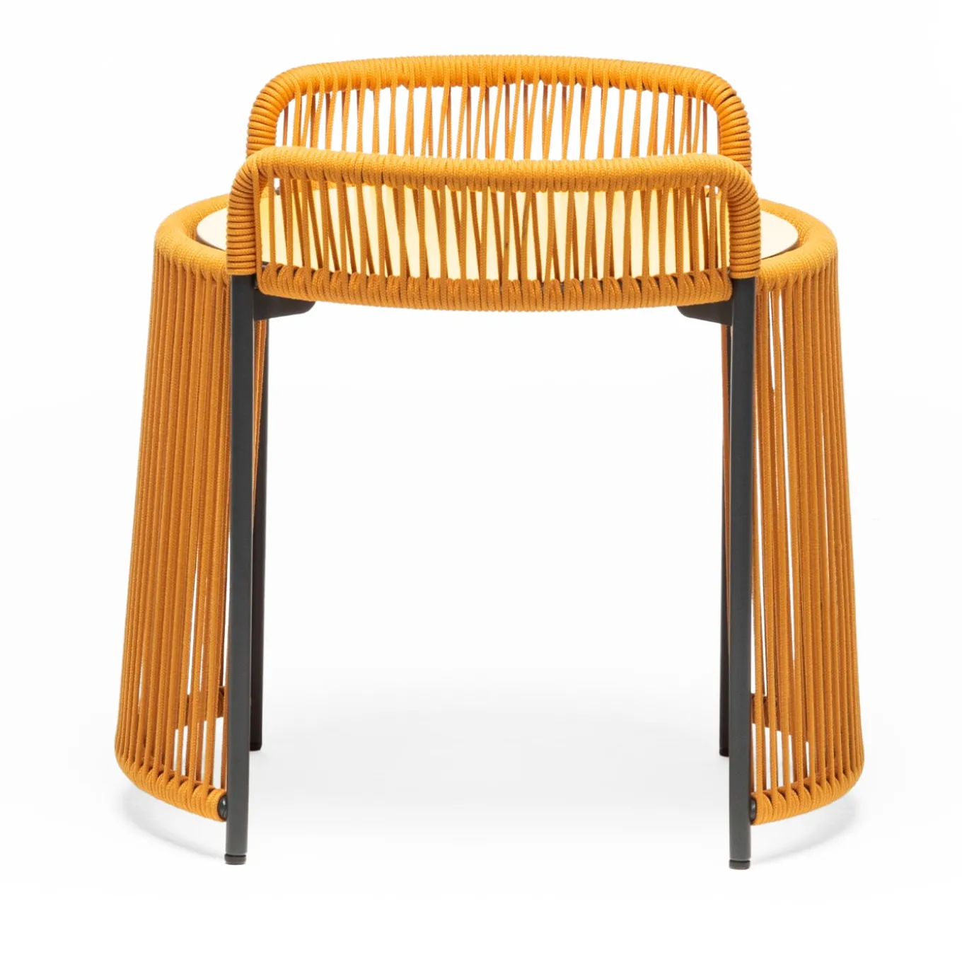 Altana Small Round Yellow Coffee Table by Antonio De Marco