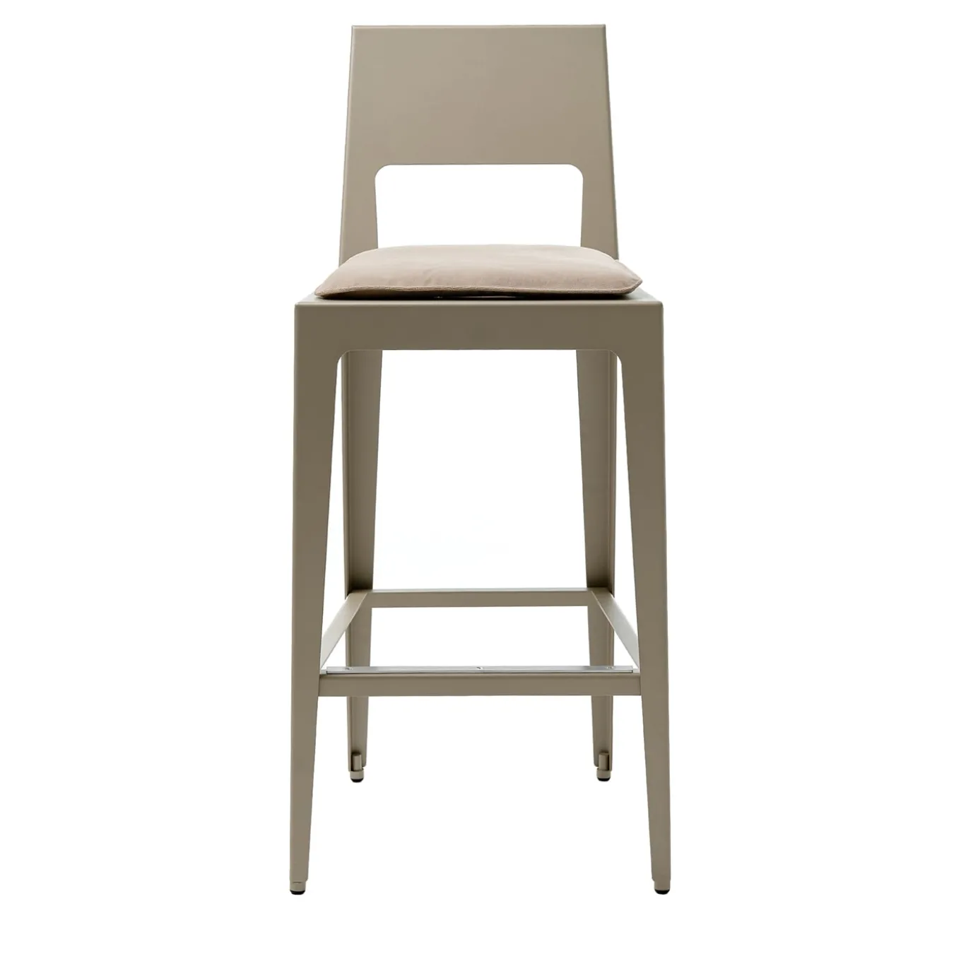 Alustool Gray Metal Stool