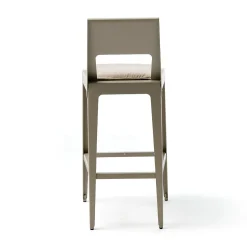 Alustool Gray Metal Stool