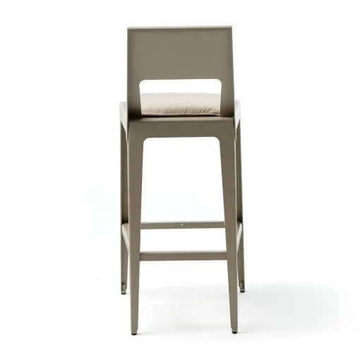 Alustool Gray Metal Stool