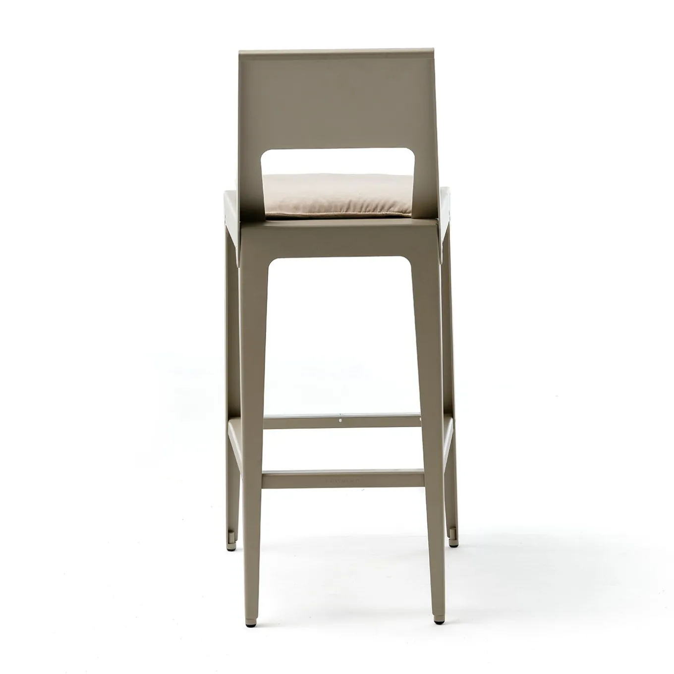Alustool Gray Metal Stool