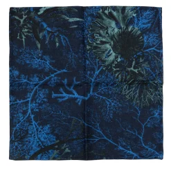 Amami Set Of 6 Linen Napkins With Seaweed Decoration