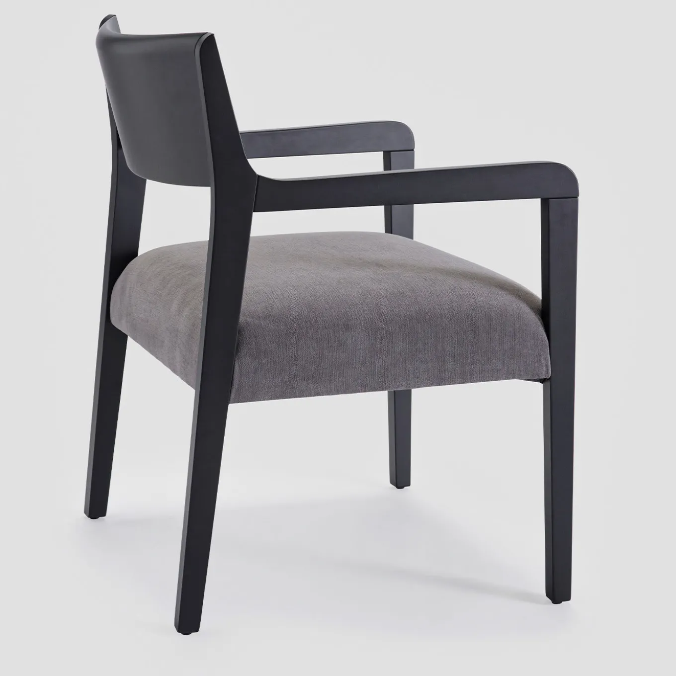 Amarcord Anthracite Lounge Armchair by Umberto Bertoni