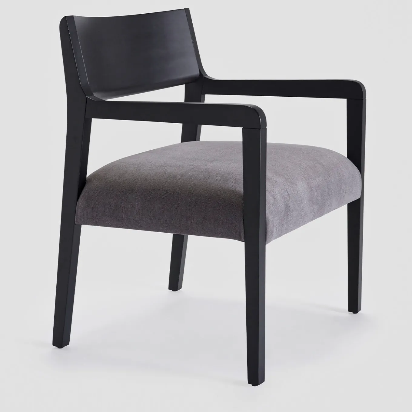 Amarcord Anthracite Lounge Armchair by Umberto Bertoni