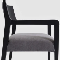 Amarcord Anthracite Lounge Armchair by Umberto Bertoni