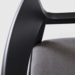Amarcord Anthracite Lounge Armchair by Umberto Bertoni