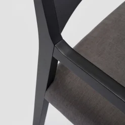 Amarcord Anthracite Lounge Armchair by Umberto Bertoni
