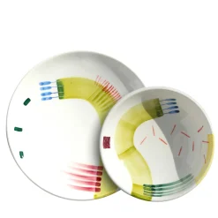 Amazzonia Set Of 2 Dinner & Soup Plates