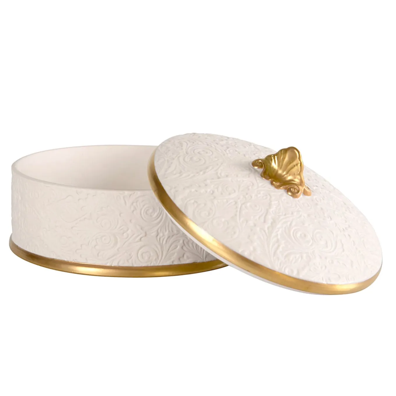 AMOUR SECRET ROUND BOX - WHITE