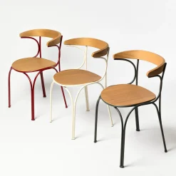 Ample Red Outdoor Chair by Nichetto Studio