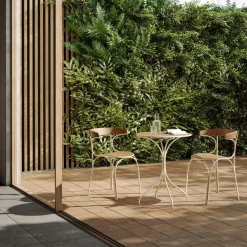 Ample White Outdoor Chair by Nichetto Studio