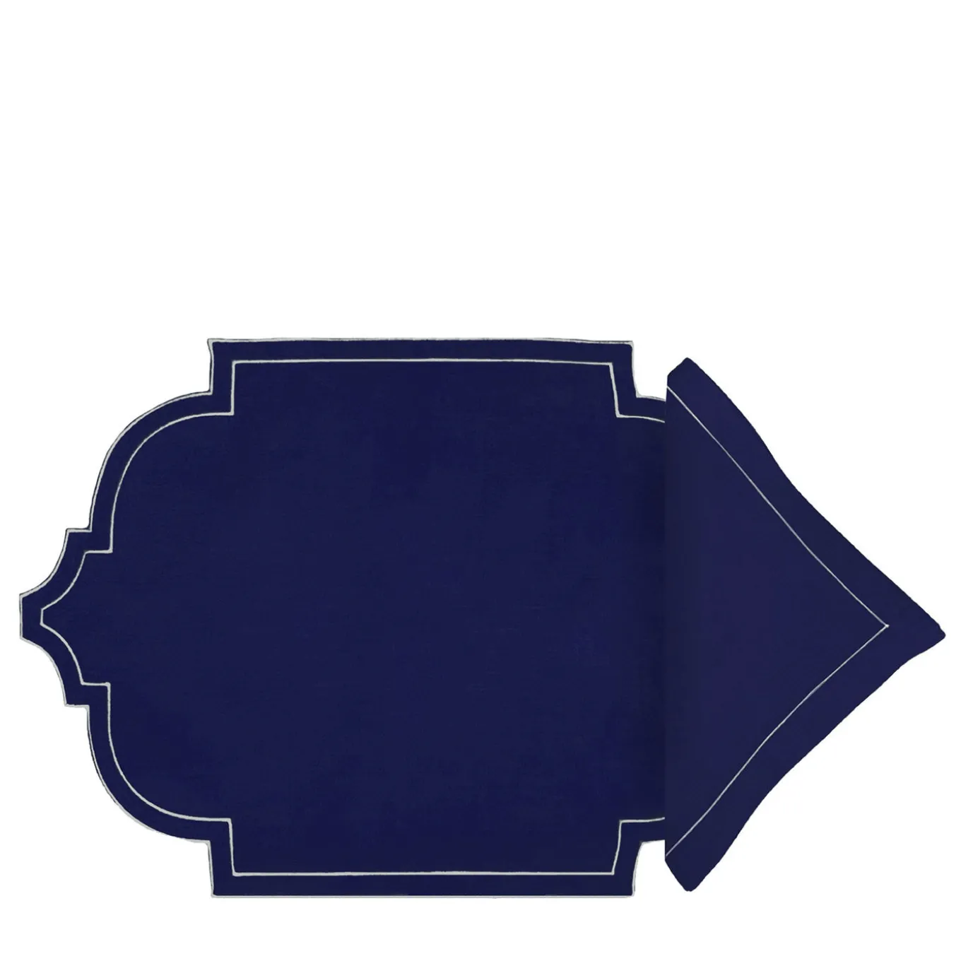 Ancient Linen China Blue Placesetting