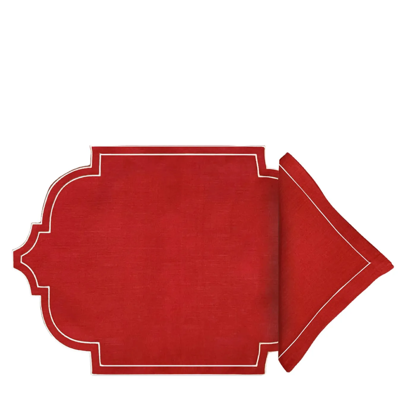 Ancient Linen Coral Placesetting