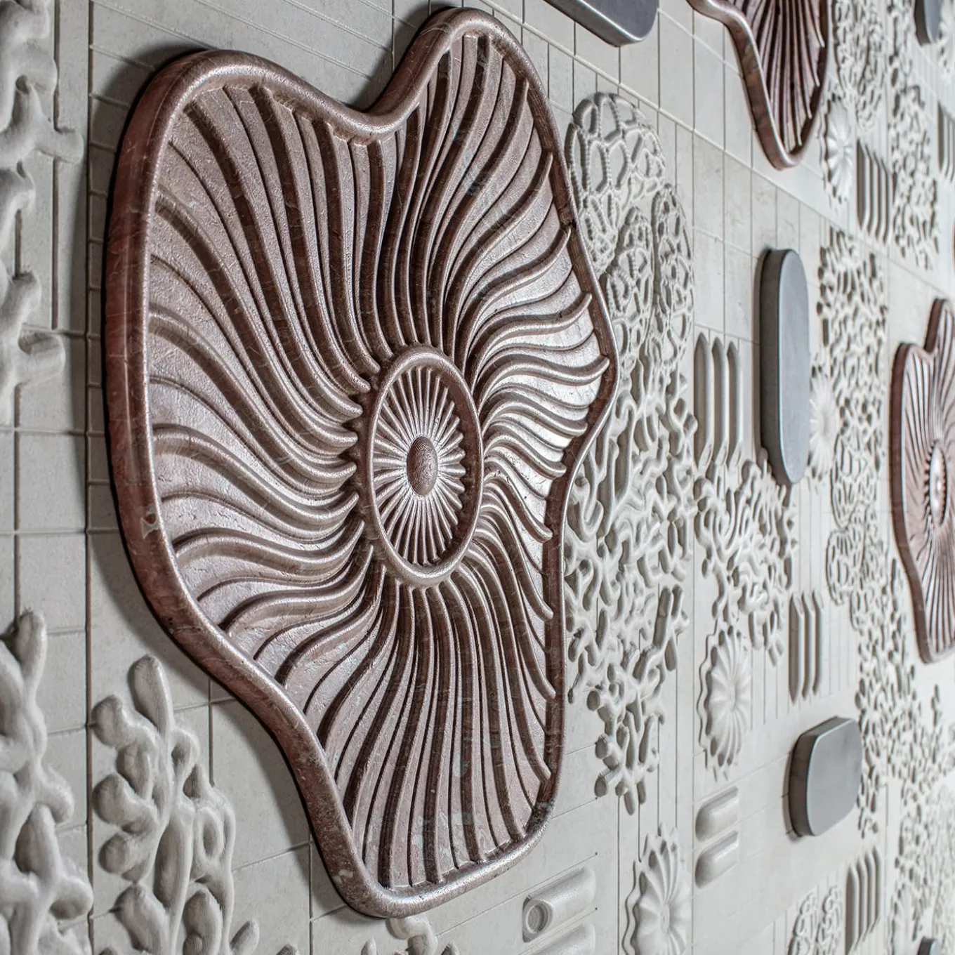 Anemone Marble Decorative Panel