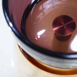 Angel Mid-Low Rosé and Amethyst Side Table