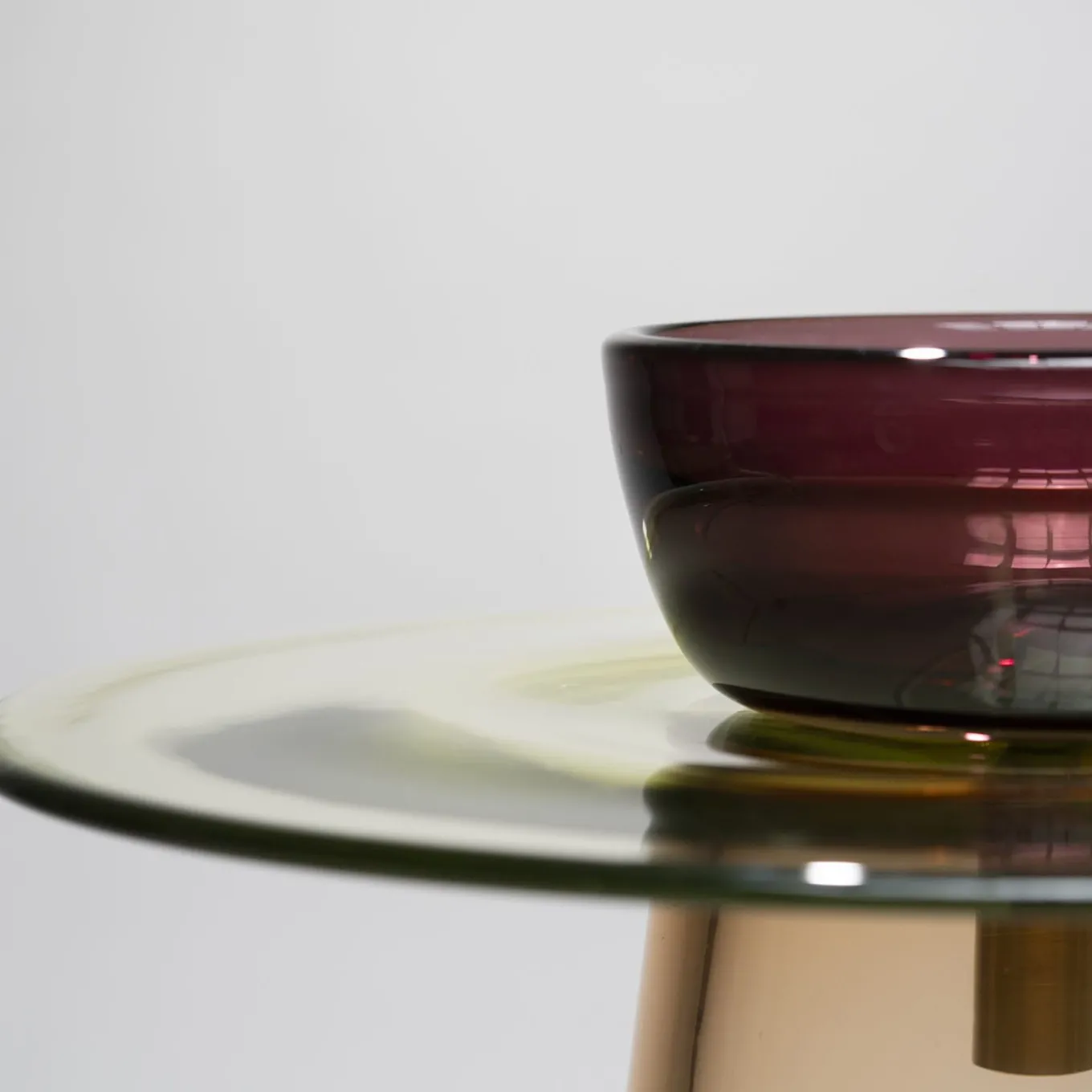 Angel Mid-Low Rosé-Green-Amehyst Side Table