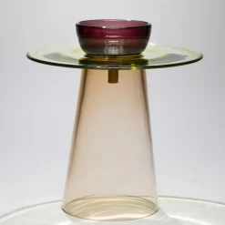 Angel Mid-Low Rosé-Green-Amehyst Side Table